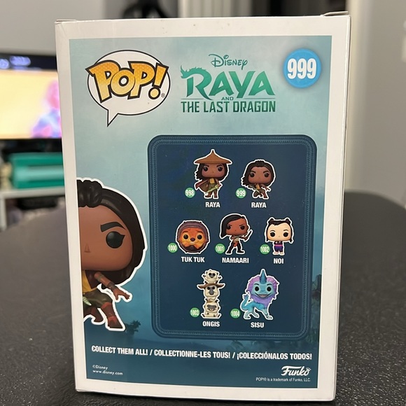 POP! Funko Disney RAYA and The Last Dragon # 999 NIB - Picture 4 of 7